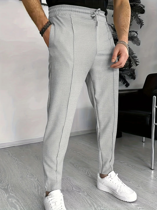 Stijlvolle geruite slim-fit broek voor heren