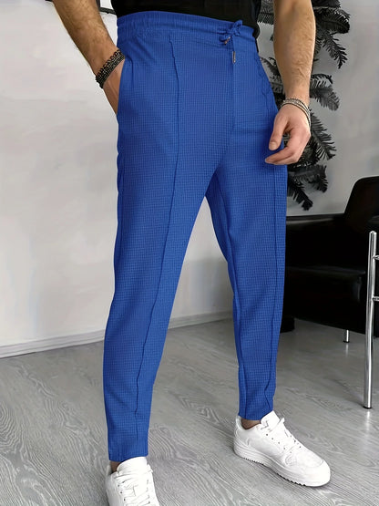 Stijlvolle geruite slim-fit broek voor heren