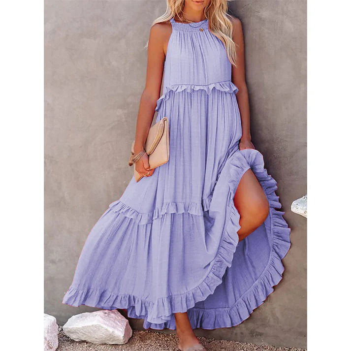 Zomerse losse maxi jurk