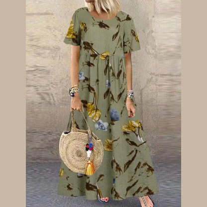 Bohemian Bloemen Maxi Jurk