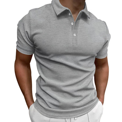 Klassiek Knoop Poloshirt voor Mannen