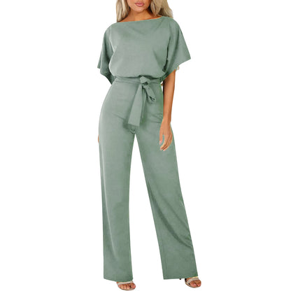 Elegante jumpsuit met riem voor dames