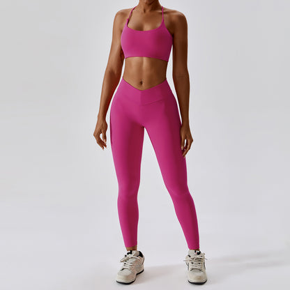 Fitness sportbeha en leggingset voor vrouwen