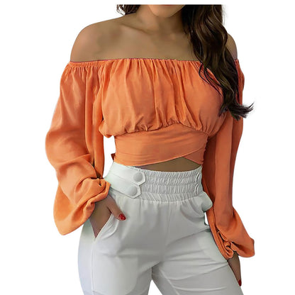 Elegante off-shoulder top voor vrouwen