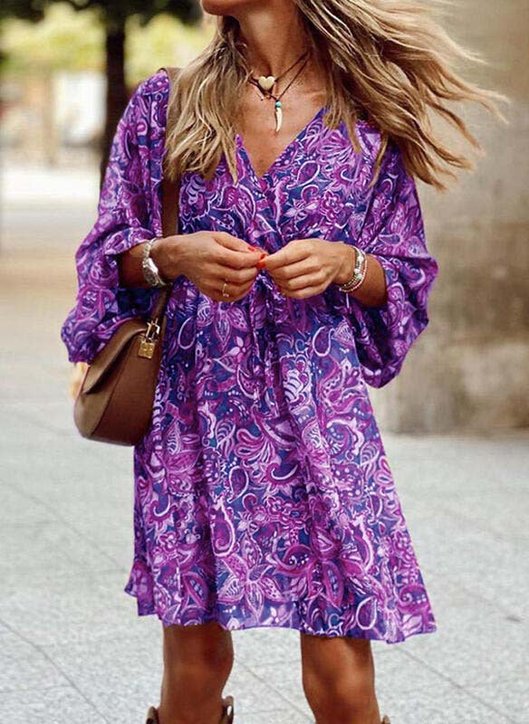 Boho Chic Paisley Jurk