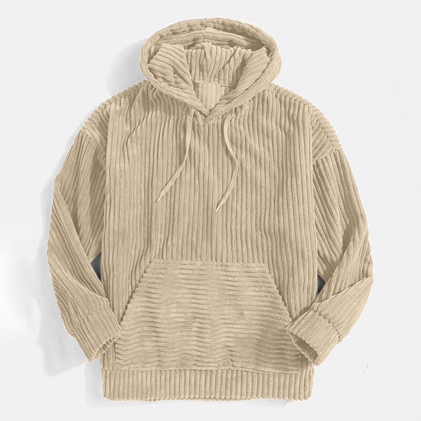 Comfortabele geribde Corduroy Hoodie voor heren