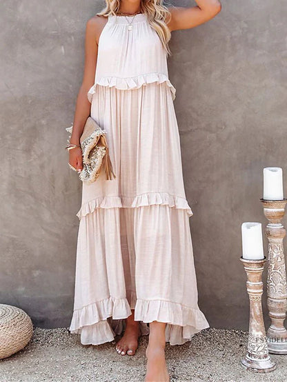 Zomerse losse maxi jurk