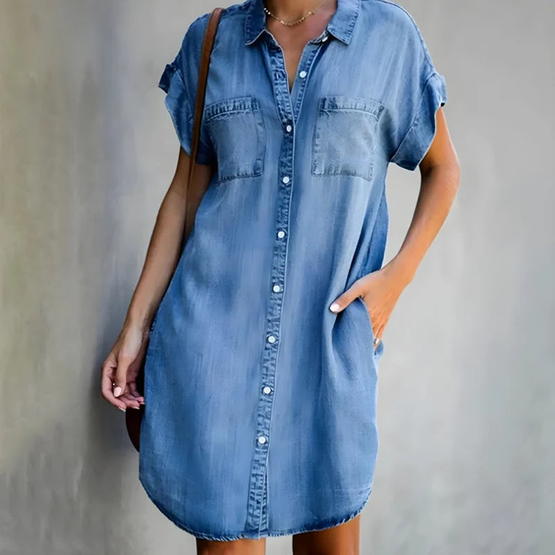 Denim Comfortabele en Casual Jurk