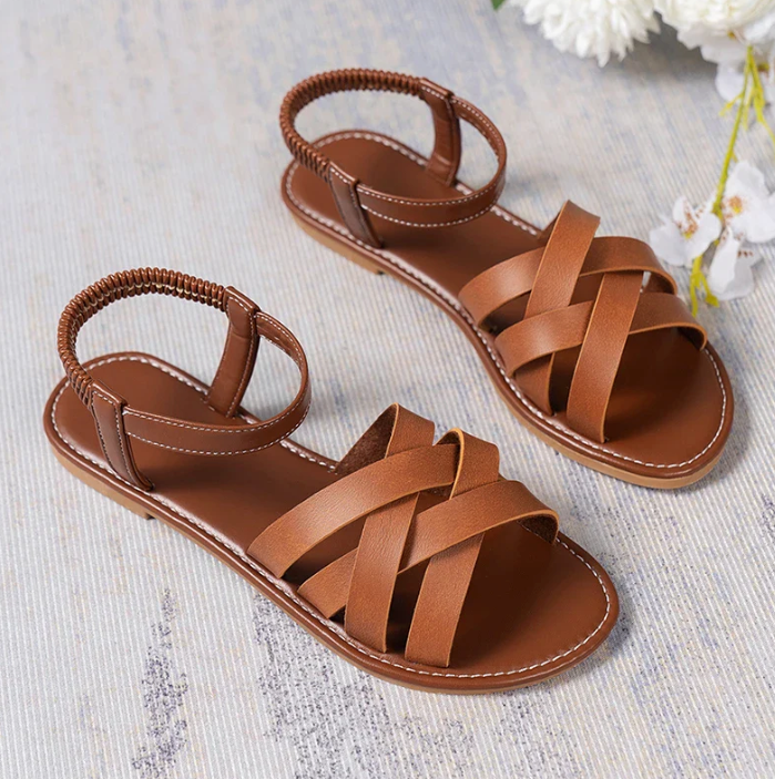 Strappy platte sandalen voor vrouwen