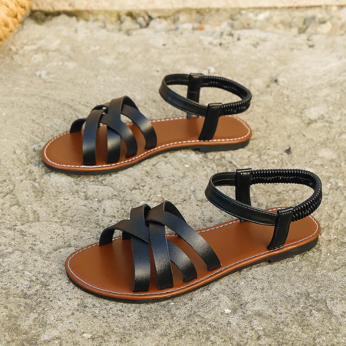 Strappy platte sandalen voor vrouwen