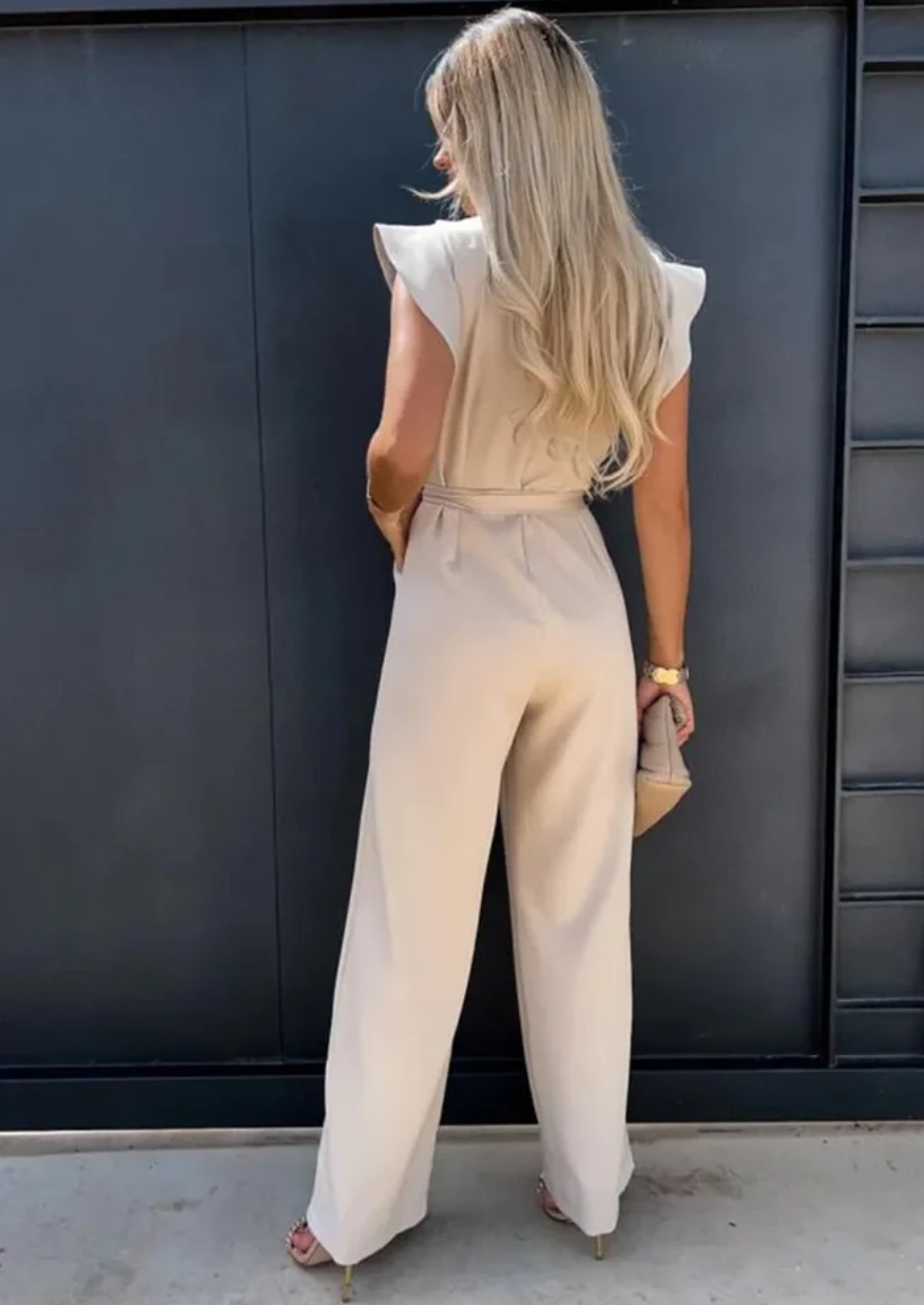 Chique jumpsuit met fladdermouwen voor dames