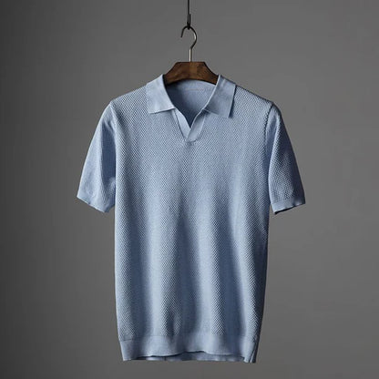 Gebreid Poloshirt voor Mannen