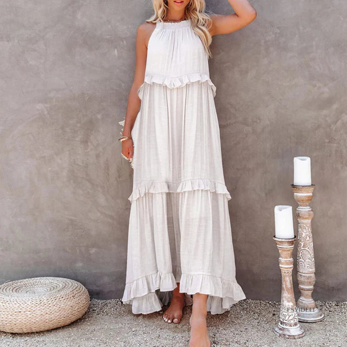 Zomerse losse maxi jurk