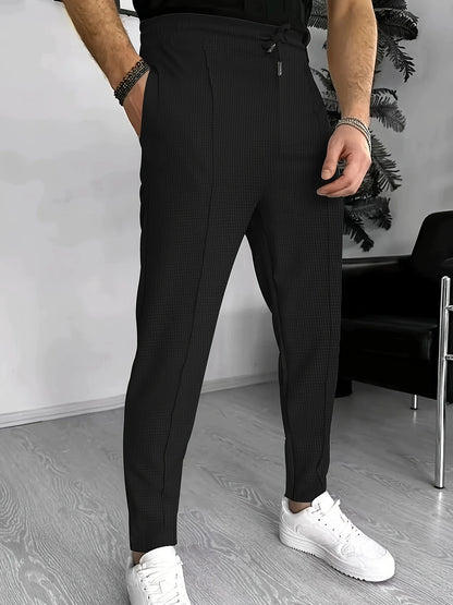 Stijlvolle geruite slim-fit broek voor heren