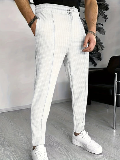 Stijlvolle geruite slim-fit broek voor heren