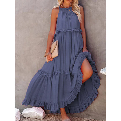 Zomerse losse maxi jurk