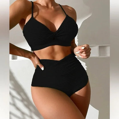 Bikini met hoge taille voor de zomer