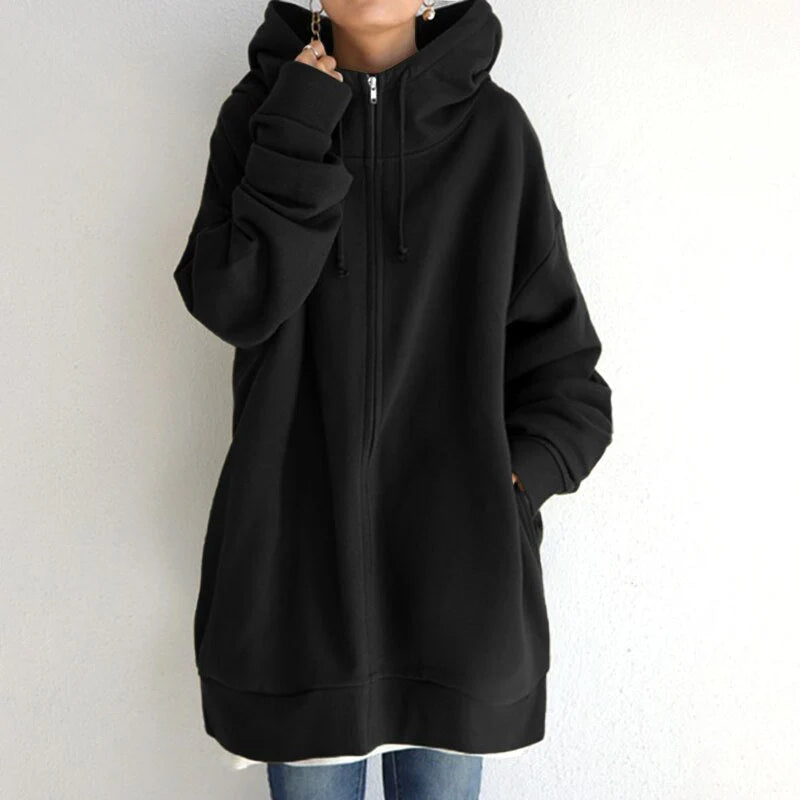 Stijlvolle oversized Sweatshirt met capuchon voor dames